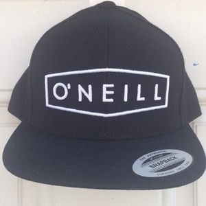 O'Neill Utility Hat  Black w White Snapback OS